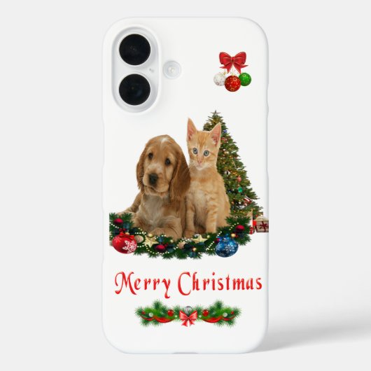 Coques Case-Mate iPhone Chiot et chaton (Verso)
