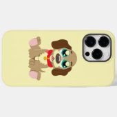 Coques Case-Mate iPhone Chiot Mignon Avec De Beaux Yeux (Verso (horizontal))