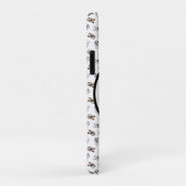 Coques Case-Mate iPhone Chiots de football sportif Monogramme (Dos/Droite)