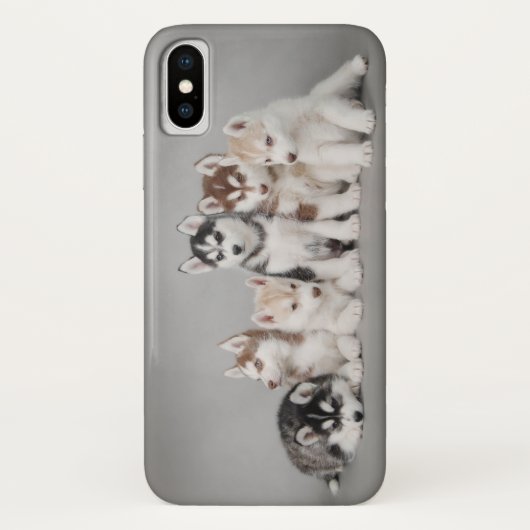 Coques Case-Mate iPhone Chiots de six Huskie (Dos)