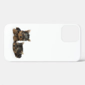 Coques Case-Mate iPhone Chiots du Yorkshire Terrier (Verso (horizontal))