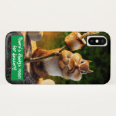 Coques Case-Mate iPhone Chipmunk Mangant Marshmallow (Dos (Horizontal))