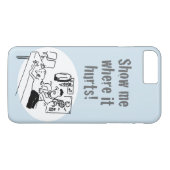 Coques Case-Mate iPhone Chiropractor traite un patient amusant dessin anim (Dos (Horizontal))