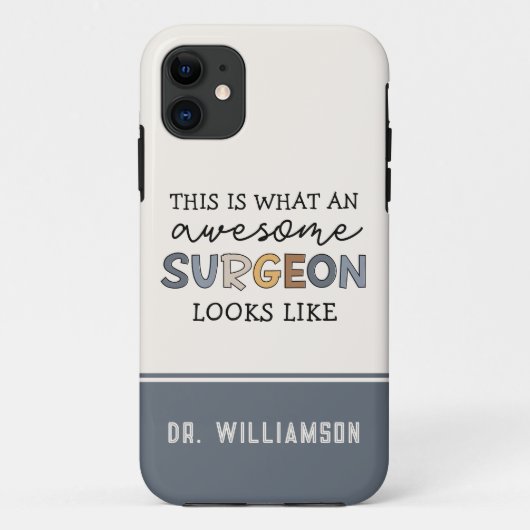 Coques Case-Mate iPhone Chirurgien Personnalisé Drôle Awesome Chirurgien (Dos)