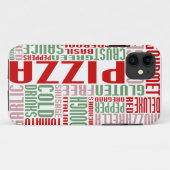 Coques Case-Mate iPhone chitChat à la pizza (Dos (Horizontal))