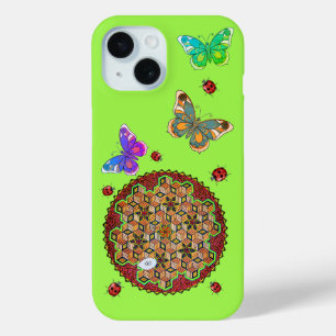 Coque Pour iPhone 15 "Chitta Vritti Nirodha" (dessin couleur)