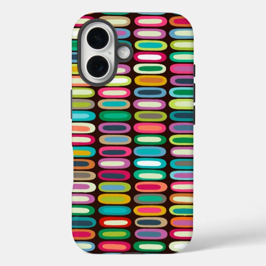 Coques Case-Mate iPhone Chocolat à la lozenge de New York (Verso)