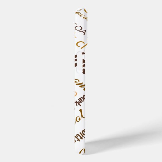 Coques Case-Mate iPhone Chocolat, amandes et chocolat foncé Conception de  (Verso / Droite)