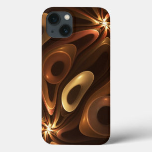 Etui iPhone 13 Chocolat et caramel