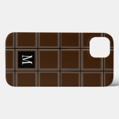 Coques Case-Mate iPhone Chocolat foncé Brown personnalisé unique (Verso (horizontal))