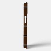 Coques Case-Mate iPhone Chocolat foncé Brown personnalisé unique (Verso / Droite)