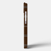 Coques Case-Mate iPhone Chocolat foncé Brown personnalisé unique (Verso / Gauche)
