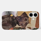 Coques Case-Mate iPhone Chocolat Labrador (Verso (horizontal))