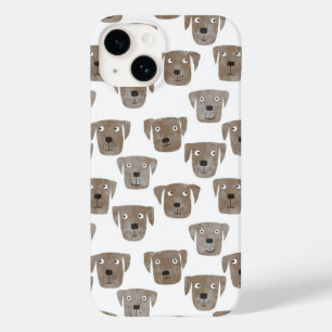 Coque Pour iPhone 14 Chocolat Labrador Retriever Dog