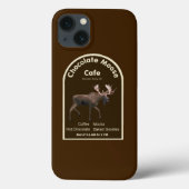 Coques Case-Mate iPhone Chocolat Moose Café (Verso)