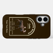 Coques Case-Mate iPhone Chocolat Moose Café (Verso (horizontal))