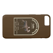 Coques Case-Mate iPhone Chocolat Moose Café (Dos (Horizontal))