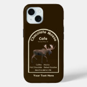 Coques Case-Mate iPhone Chocolat Moose Café (Verso)