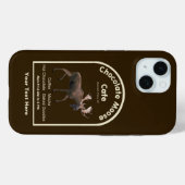 Coques Case-Mate iPhone Chocolat Moose Café (Verso (horizontal))