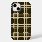 Coques Case-Mate iPhone Chocolat Spice Moods Lattice (Verso)
