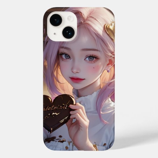 Coques Case-Mate iPhone chocolat valentines (Verso)