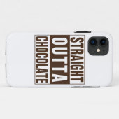 Coques Case-Mate iPhone Chocolate Straight Outta Brown (Dos (Horizontal))