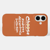 Coques Case-Mate iPhone Choisissez la bienveillance acceptation inclusion (Verso (horizontal))