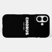 Coques Case-Mate iPhone Chorus - Vibes de musique (Verso (horizontal))