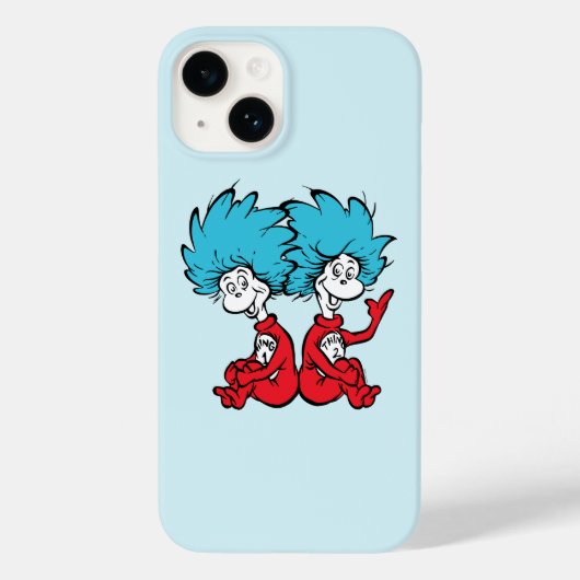 Coques Case-Mate iPhone Chose Un et Chose Deux du Chat au Chapeau (Verso)