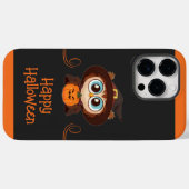 Coques Case-Mate iPhone Chouette/Automne/Automne/Halloween/citrouille (Verso (horizontal))