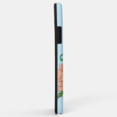 Coques Case-Mate iPhone Chouette aux fleurs pastel de printemps (Dos/Droite)