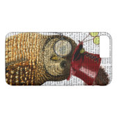 Coques Case-Mate iPhone Chouette avec chapeau supérieur 3 (Dos (Horizontal))