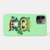 Coques Case-Mate iPhone Chouette bébé mignonne St Patrick dessin animé (Dos (Horizontal))