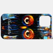 Coques Case-Mate iPhone Chouette brillante et sage (Verso (horizontal))