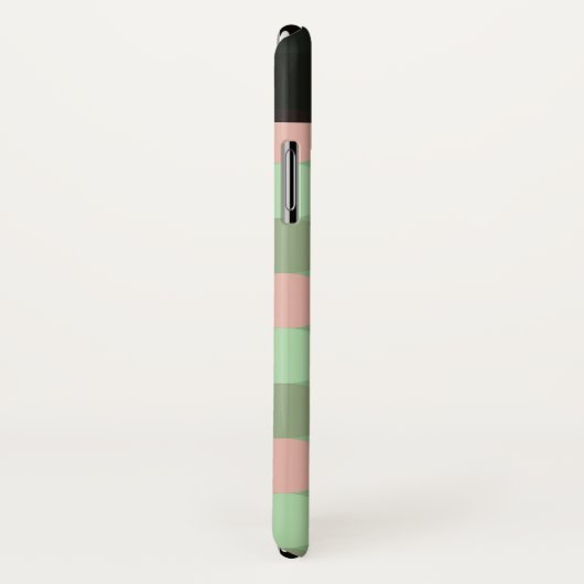 Coques Case-Mate iPhone Chouette Brown mignonne avec bow rose (Dos/Droite)