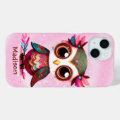 Coques Case-Mate iPhone Chouette cartonnée mignonne (Verso (horizontal))