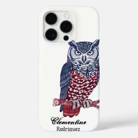 Coques Case-Mate iPhone Chouette complexe (Verso)