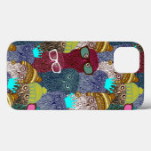 Coques Case-Mate iPhone Chouette dans la couronne (Verso (horizontal))