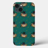 Coques Case-Mate iPhone Chouette dansante mignonne avec notes musicales De (Verso)