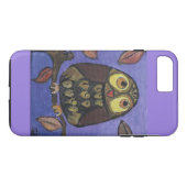 Coques Case-Mate iPhone Chouette d'art populaire (Dos (Horizontal))