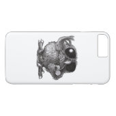 Coques Case-Mate iPhone Chouette de Cool animal amusant (Dos (Horizontal))