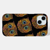 Coques Case-Mate iPhone chouette de couleur (Verso (horizontal))