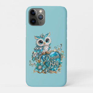 Case-Mate iPhone Case Chouette de cristal turquoise Rêve grand Design de
