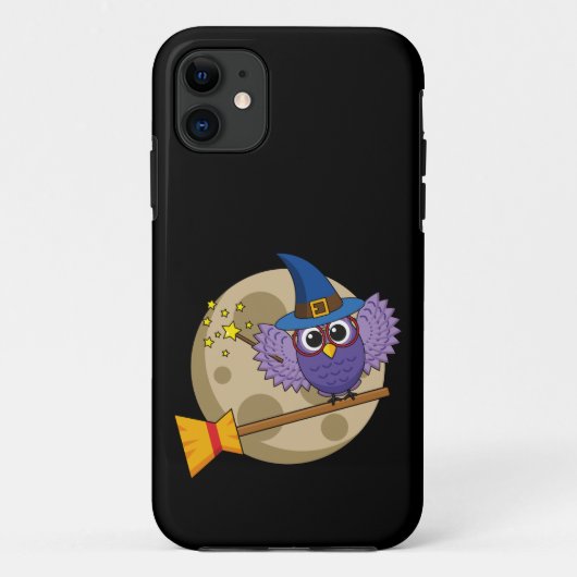 Coques Case-Mate iPhone Chouette de l'Assistant de dessin animé volant sur (Dos)