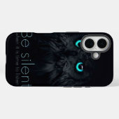 Coques Case-Mate iPhone Chouette de nuit design pour iPhone 16 couverture  (Verso (horizontal))