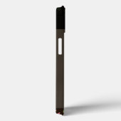 Coques Case-Mate iPhone Chouette de petite fille mignonne, rose/vert/Brown (Verso / Droite)