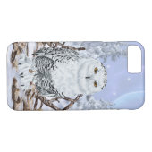 Coques Case-Mate iPhone Chouette des neiges (Dos (Horizontal))