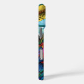 Coques Case-Mate iPhone Chouette des neiges Tropical Dreamscape (Verso / Droite)