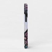 Coques Case-Mate iPhone Chouette effraie florale (Dos/Gauche)