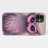Coques Case-Mate iPhone Chouette Kawaii Imaginaire rose (Dos (Horizontal))